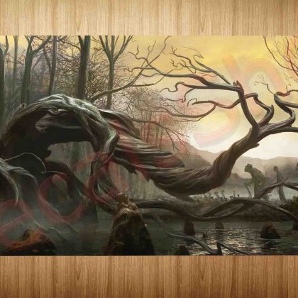 Swamp Table 35x60cm MTG Playmat Play Mat Large Desk Trading Card Board Mouse Pad Gaming Gift FREE SHIPPING