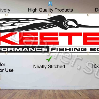 Skeeter Boat 2x8FT Banner Flag Marine Bass Boats Fishing Workshop Garage Wall Shop Decor Man Cave Large Gift Advertising Sign NEW FREE SHIPPING