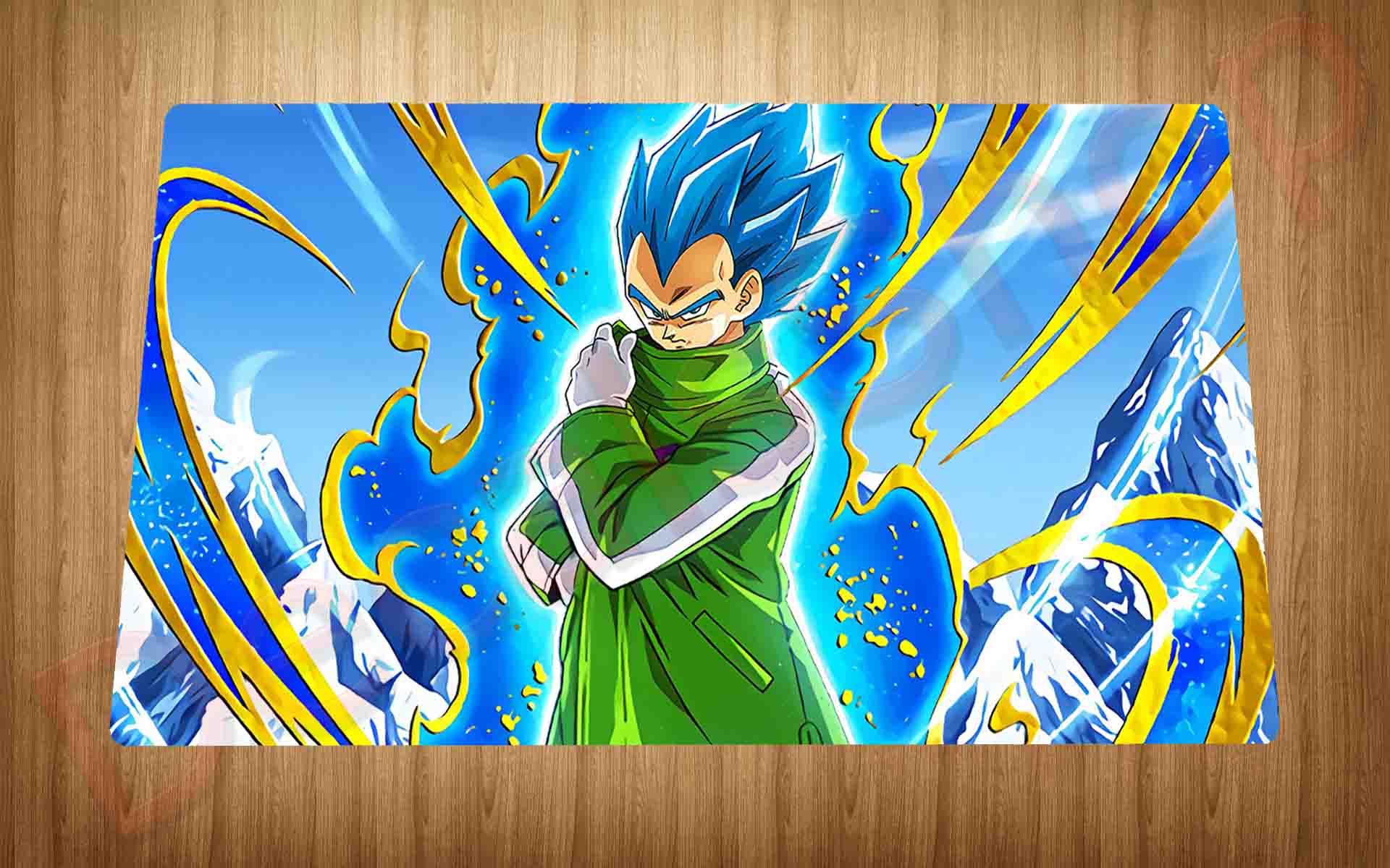 Mousepad Dragon Ball Vegeta Super Saiyajin Nível 3 com apoio