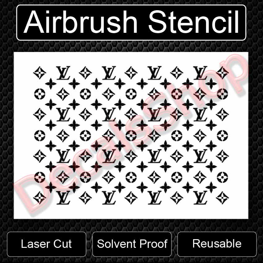 LV Louis Vuitton Reusable Airbrush Stencil Clear Transparent Template  Pattern Painting Craft Tool Spray Paint Art Fashion Print Designer Purse  Cake Decorating FREE SHIPPING – Flags, Banners, Posters …