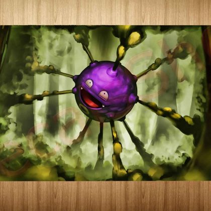 Pokemon Koffing 35x60cm MTG Playmat Play Mat Large Desk Trading Card Board Mouse Pad Gaming Gift FREE SHIPPING