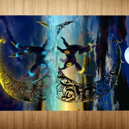 Pokemon Umbreon 35x60cm MTG Playmat Play Mat Large Desk Trading Card Board Mouse Pad Gaming Gift A004 FREE SHIPPING