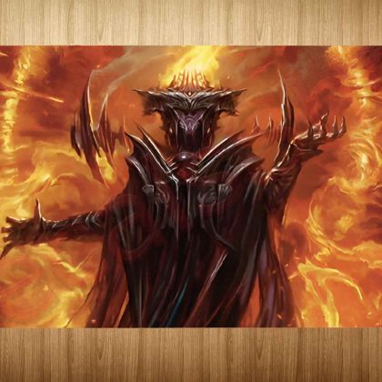 Sauron the Dark Lord Lord of the Rings 35x60cm MTG Playmat Play Mat Large Desk Trading Card Board Mouse Pad Gaming Gift FREE SHIPPING